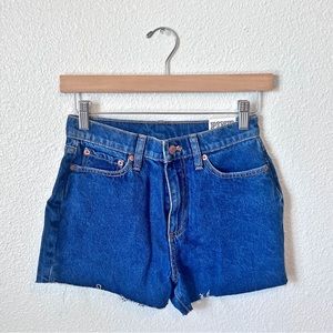 Victoria's Secret Pink High-Waisted Cut Off Denim Shorts Size 25